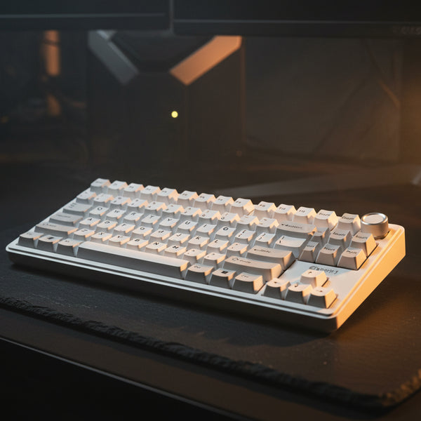XVX M75 Lumina 75% Tri-Mode RGB Mechanical Keyboard with Knob